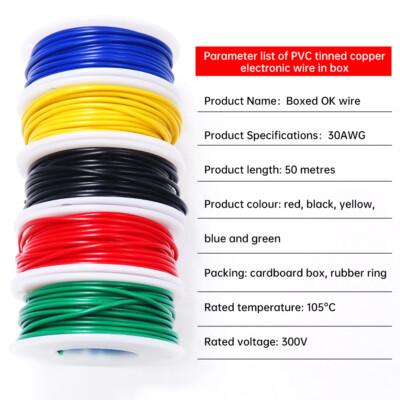 30AWG Test Wrapping Cable Wire Circuit Board Fly Wire Single Core Connect Cable