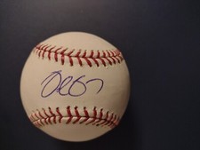 Delmon Young Autographed Official Major League Baseball With COA