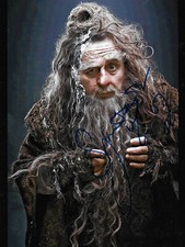 Sylvester McCoy "The Hobbit" autograph signed 20x27 cm picture