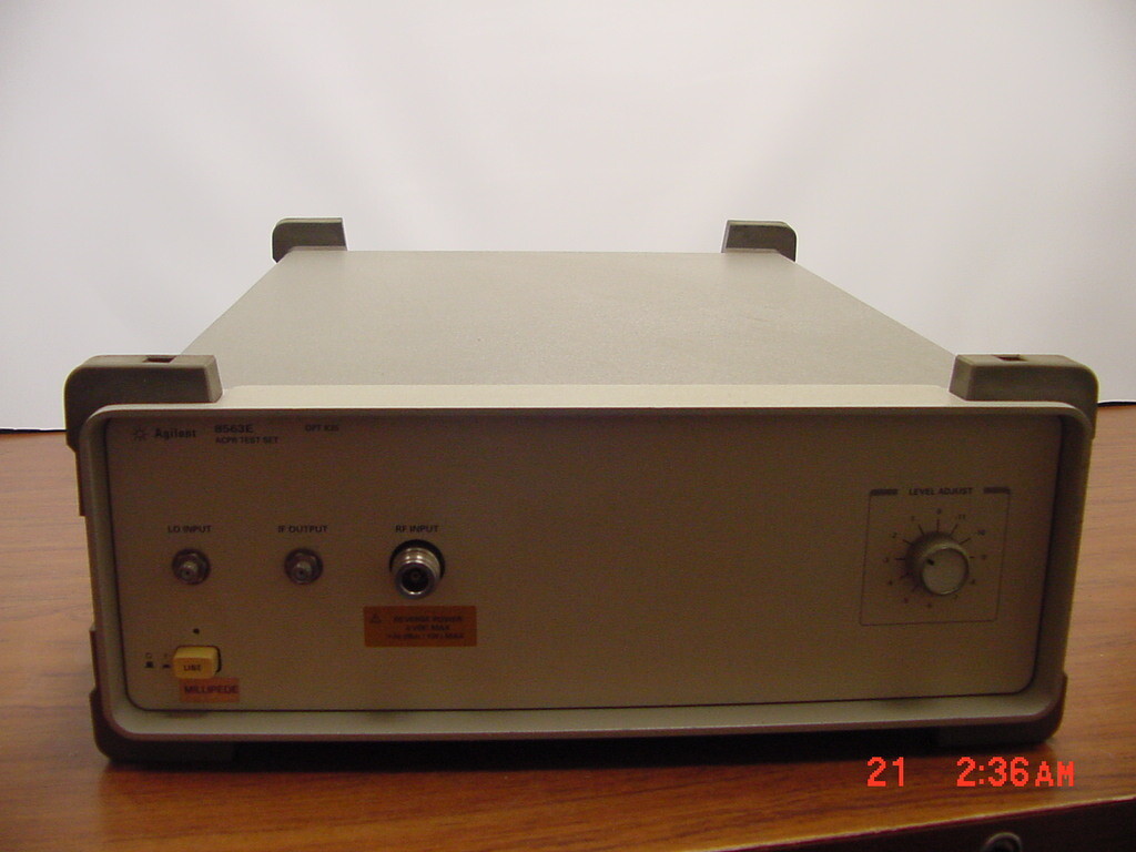 AGILENT 8563E-K35 ACPR (ADJ CH PWR RATIO) TEST SET, USE WITH 8560E/EC ...