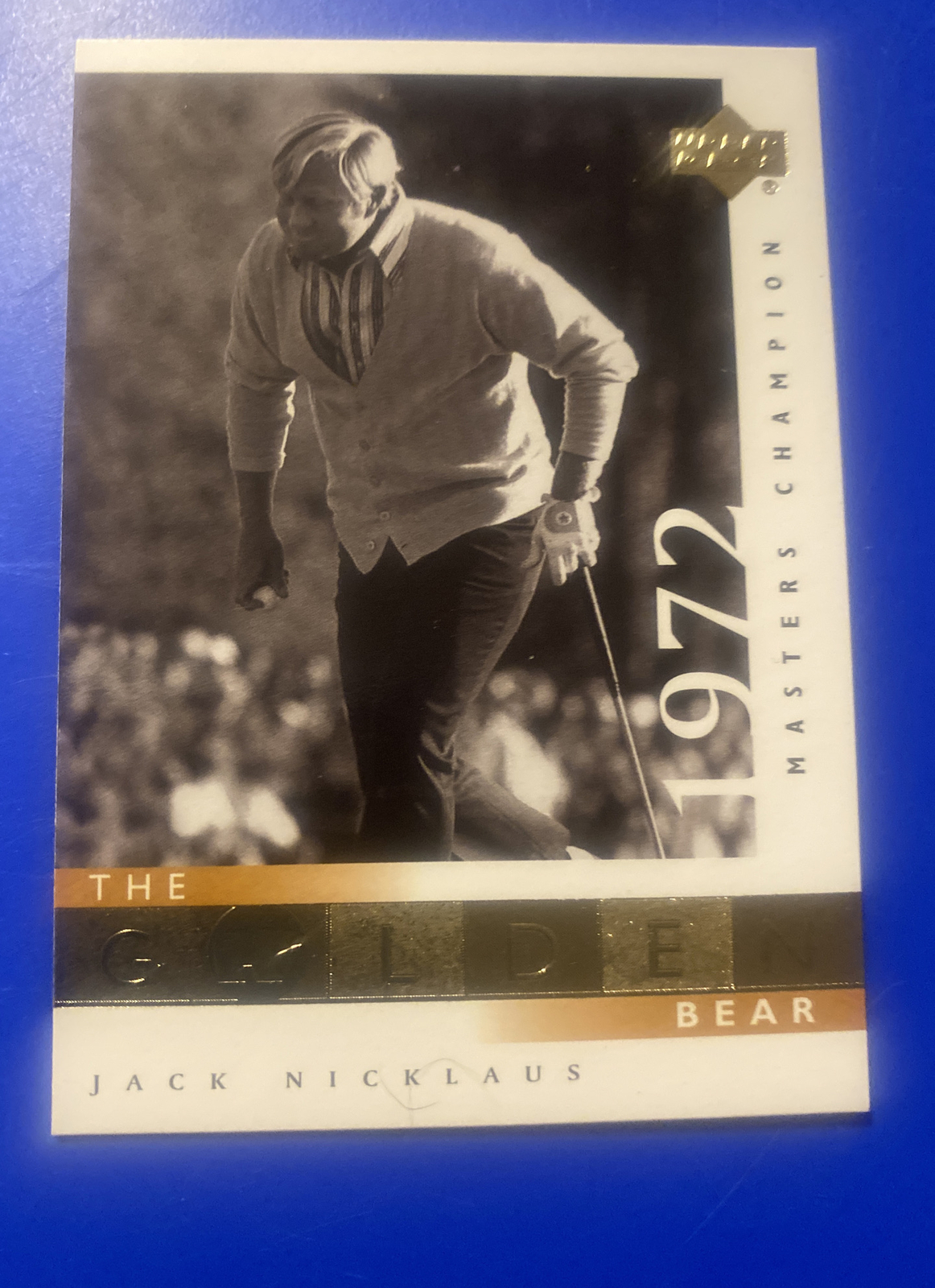 JACK NICKLAUS 2001 UPPER DECK GOLF THE GOLDEN BEAR #115 