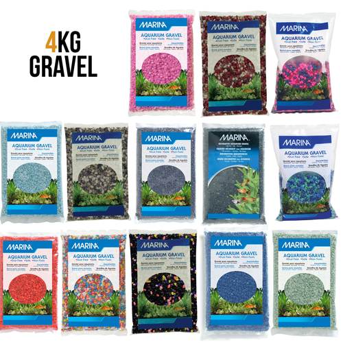 Marina Decorative Gravel for Fish Tanks Aquariums Decor 13 Colours