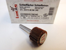 10x Lukas Fächerschleifer SFL 02015.06 NK 240 Schaft 6x40mm A2200020156240