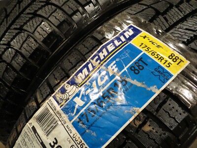 NEW 2 TWO MICHELIN X-ICE XI3 XI-3 STUDLESS 175/65R15 36174 88T 175 65 15 3333