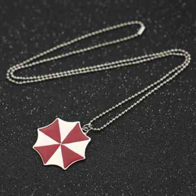 Themed Resident Evil Umbrella Stainless Pendant on 22'' Ball Chain