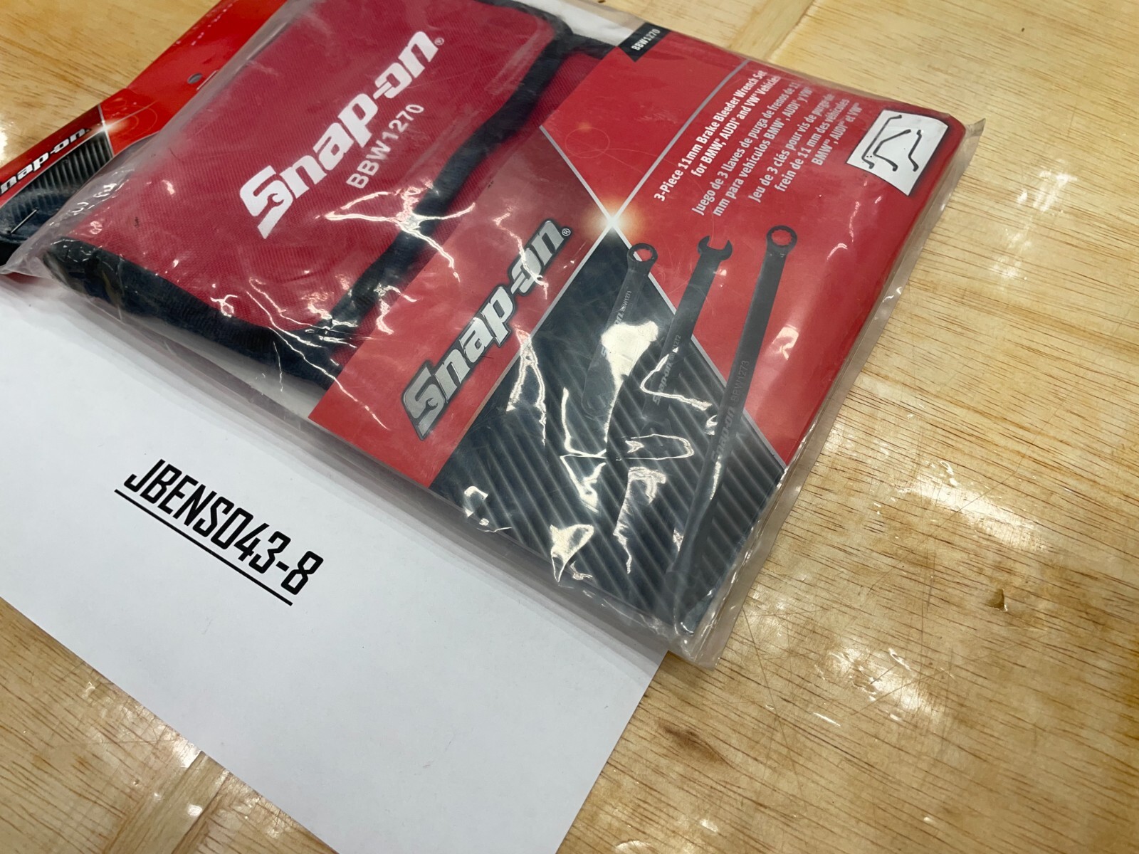 Snapon Tools BBW1270 11mm Brake Bleed Wrench Set 3pc for sale online