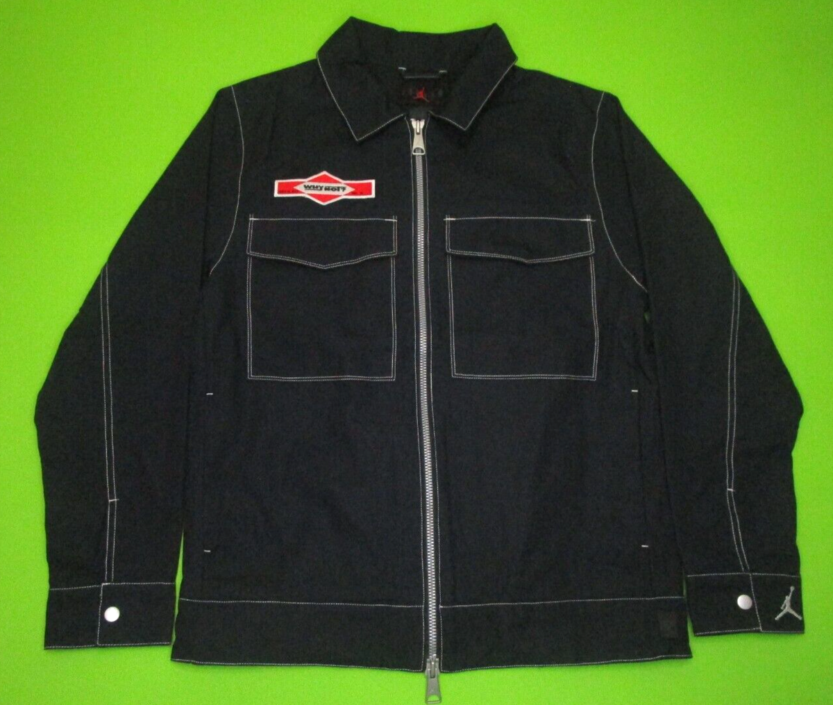 Air Jordan Westbrook Why Not? Denim Full Zip Jacket - Men's Size S