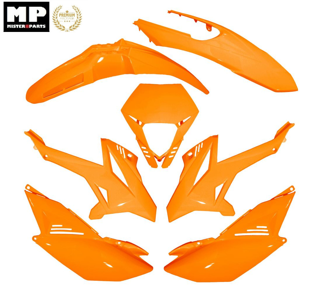 Kit carénage Beta 50 RR orange : remplacez vos plastiques cassés avec ces 7 coques dès 2012