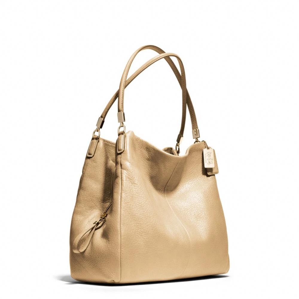 Madison Leather Tote Bag | Saddle Tan