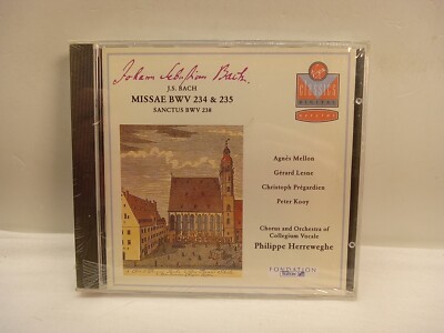 J. S. Bach / Philippe Herreweghe - Missae BMV 234 & 235 (CD, 1990, Virgin) NEW
