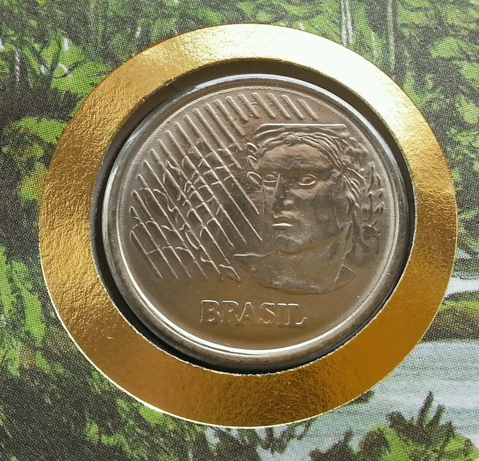 Brazil 1994 Bird Freedom Woman FDC (banknote coin cover) *rare 3 in 1 cover - Image 4 of 4