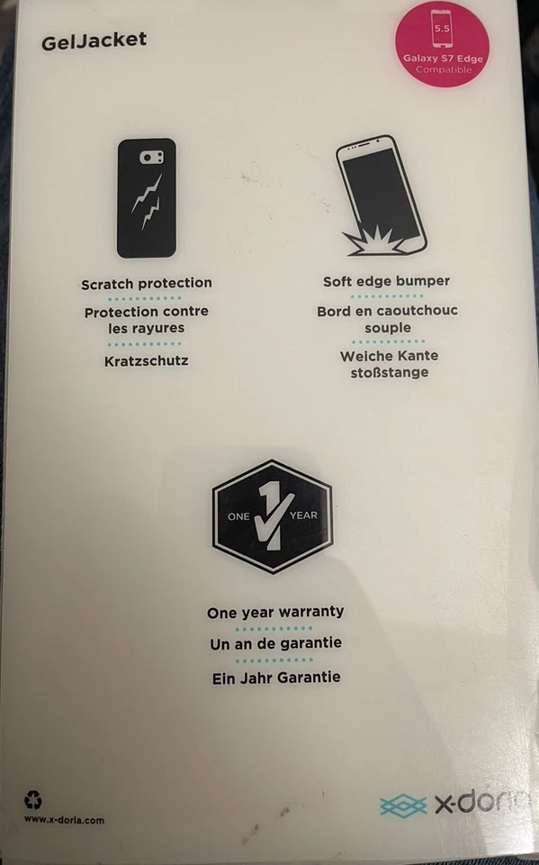 NUEVA CAJA ABIERTA X-Doria Funda Samsung Galaxy S7 Edge Company - Transparente Foto 2 de 2