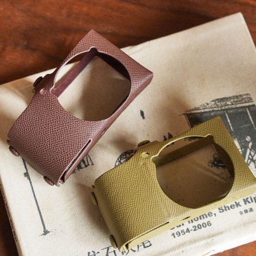 Handmade Genuine Leather Camera Cases Portable Bags Cover Fit For Ricoh GR3/GR3X - Picture 6 of 48