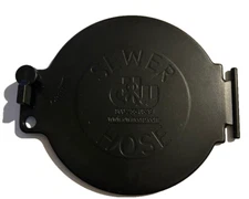 BLACK Replacement Hatch DOOR ONLY for Sewer Hose Carrier D&W Super-Tube & Slider