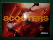 Suzuki Scooters Range 1999 brochure-livret Burgman Epicuro Katana Zillion AP50+