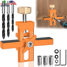 BURMONG Cabinet Door Installation Jig, 2-In-1 Cabinet Door Mounting Jig with Adj