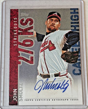John Smoltz 2015 Topps Career High Auto #CH-JSM (AU)