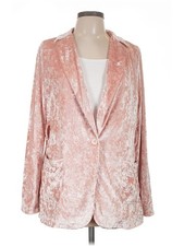 PrettyLittleThing Women Pink Blazer 10