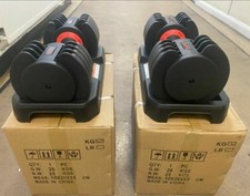 Adjustable Dumbbells 2 x 25kg Pair Set ( 50KG Total )