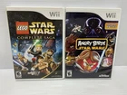 Star Wars Lot Angry Birds & Lego The Complete Saga Nintendo Wii Perfect Disk