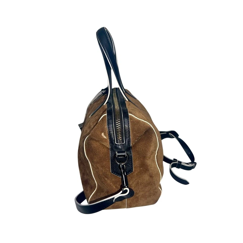 Замшевая и кожаная наплечная сумка Elizabeth and James Scott - Изображение 4 из 4