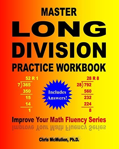 Master Long Division Practice Workbook: Improve Your Math Fluenc