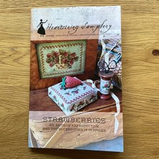 Strawberries. 4 Designs Cross Stitch Chart By Heartstring Samplery