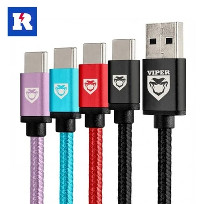 VIPER For Samsung Galaxy A10e,A12,A14,A34,A51,A54,A71 Fast USB Charger Charging Cable