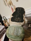 VTG Wood Carved GIRL & BOY Sleeping Figurines — photo 8