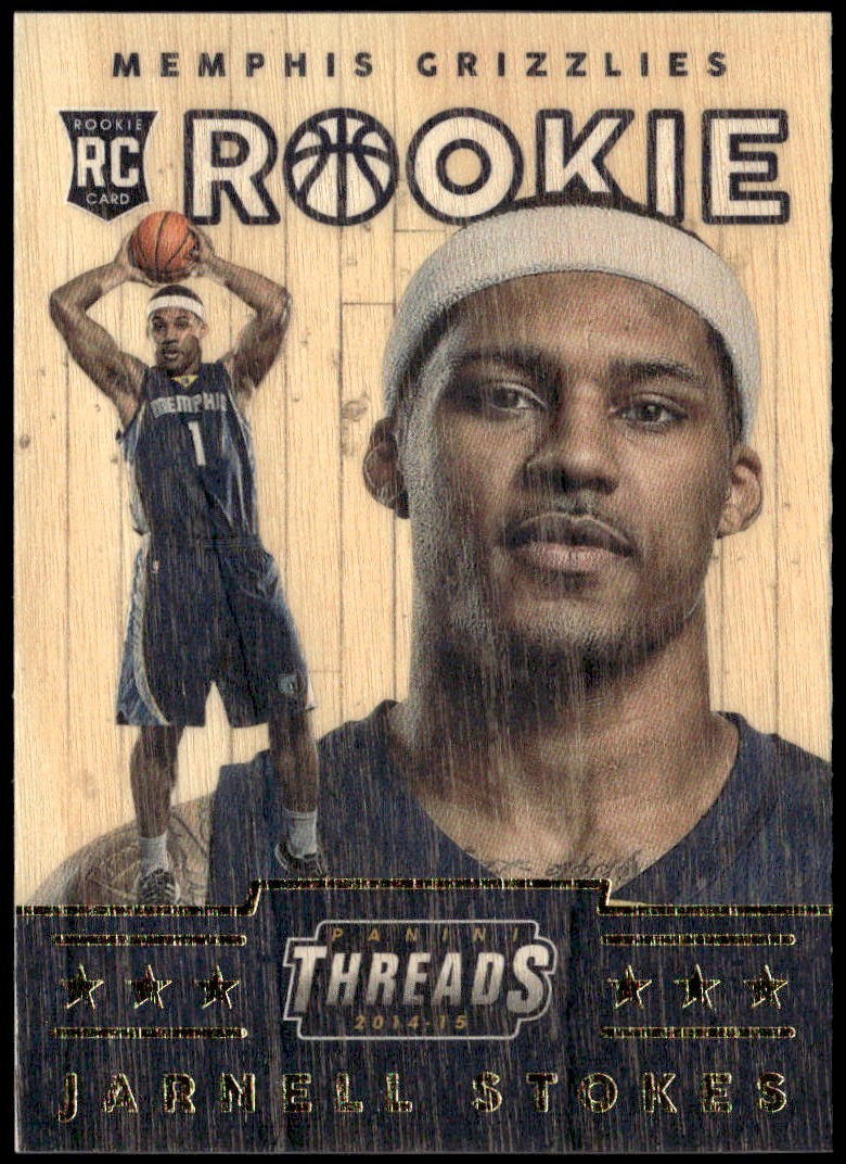 2014-15 Panini Threads #352 Jarnell Stokes Rookie Wood E1