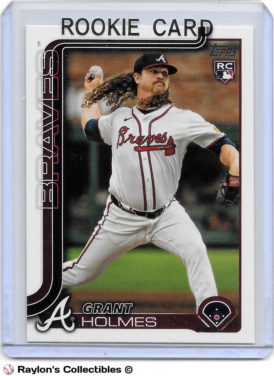 ⚾️ 2025 ~ Topps #414 ~ Grant Holmes RC~ Braves ~ NmMt=8 ~ QTY