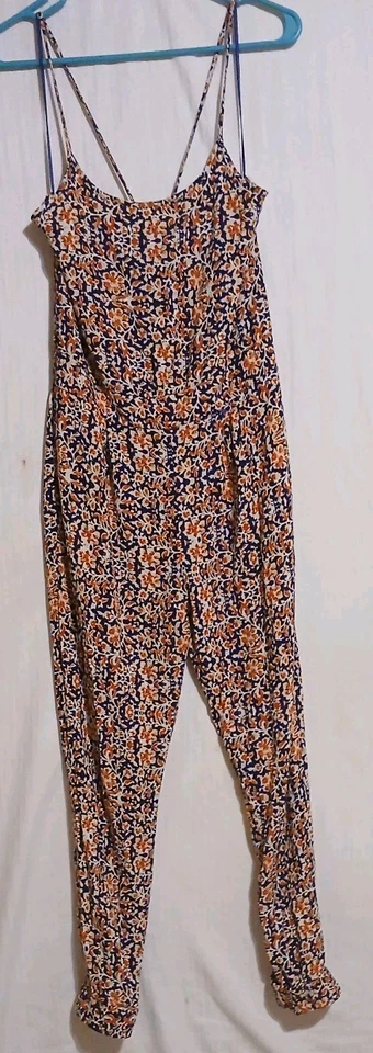 Womens Ambiance Apparel Multicolored Floral Romper SZ small - Image 2 of 4
