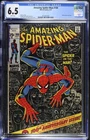 Amazing Spider-Man 100 Cgc 6.5 White Pages 100th Anniversary Marvel 1971