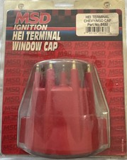 Msd 8433 Red Distributor Cap W Wire Retainer For Chevy V8 Hei Msd 8433 Red Distributor Cap W Wire Retainer For Chevy V8 Hei