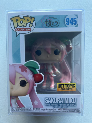 Funko Pop! Sakura Miku - #945 Hot Topic Exclusive Cherry Blossom With Protector - Picture 1 of 6