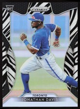 Jonathan Davis 2019 Panini Prizm Zebra Stripes #162 #/99 - Toronto Blue Jays