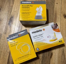Medela Breast Pump Accessories- Connectors -Quick Clean Bags - Tubing NEW