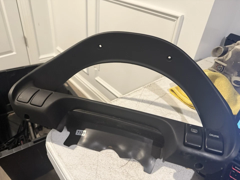 1995 1996 1997 1998 1999 Subaru Legacy Speedometer Bezel Trim OEM W/ Cruise cont - Image 2 of 4