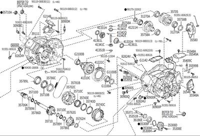 TOYOTA Genuine Prius NHW20 03/08-09/03 Shift Control Actuator Assy