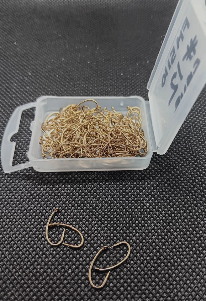 Fulling Mill-Ganchos para atar moscas premium-FM 51 10-Tallas #14 y #12-Grub de peso pesado Foto 3 de 3