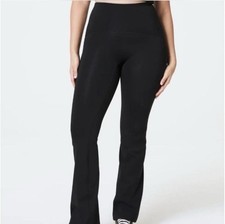 Spanx Women's Black High Rise Flare Leggings XL