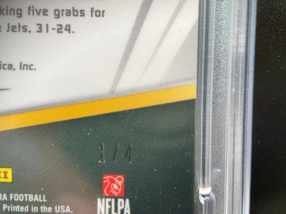 2014 Spectra Davante Adams Aspiring RPA RC Auto Patch Red Prizm /4 Packers - Image 3 of 4