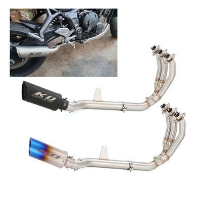 51mm Exhaust Header Pipe For Triumph Trident 660 Tiger 660 Muffler Tip DB Killer
