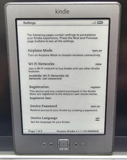 Kindle Model D01100 Works Tested