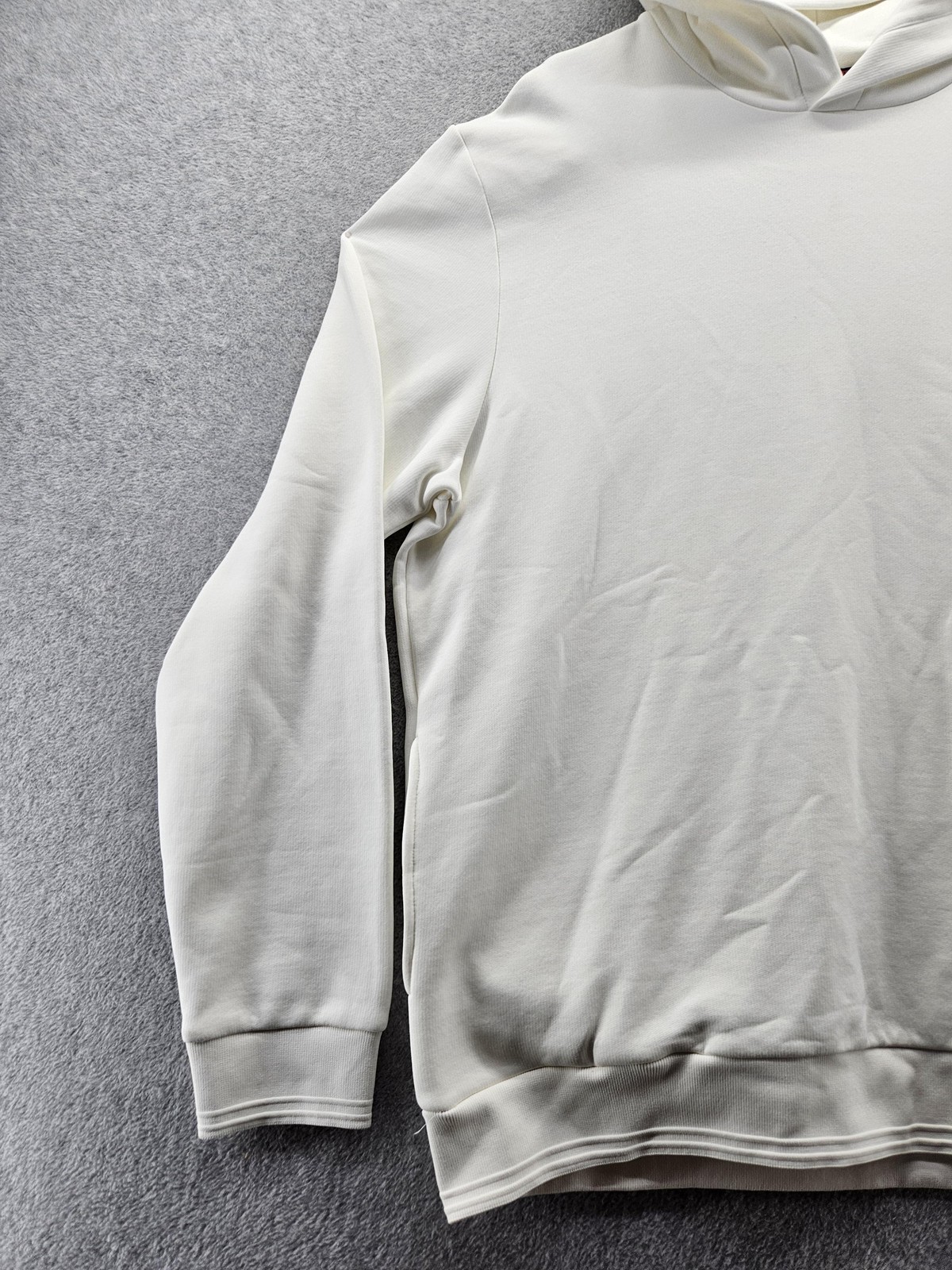 Carolina Herrera Hoodie Sweatshirt Mens 2XL White Pullover CH HC Logo Fleece image 3