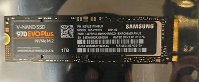 Samsung 970 EVO Plus 1TB M.2 NVMe Internal SSD - (MZ-V7S1T0B/AM)Samsung 970 EVO 