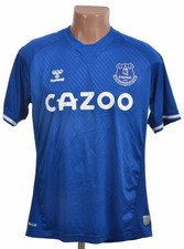 EVERTON 2021/2022 HOME FOOTBALL SHIRT HUMMEL SIZE M ADULT