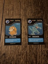 2024 POKEMON POKEDEX BLACK Edition Card #054 & 055 Psyduck & Golduck