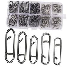Fishing Power Clips, 200pcs Fishing Speed Clips for Fishing Lure Quick Change, 