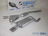 Imasaf Auspuff Ab Kat für Audi 100 Quattro C4 2.6 2.8 V6 1990-1997 | MSD + ESD